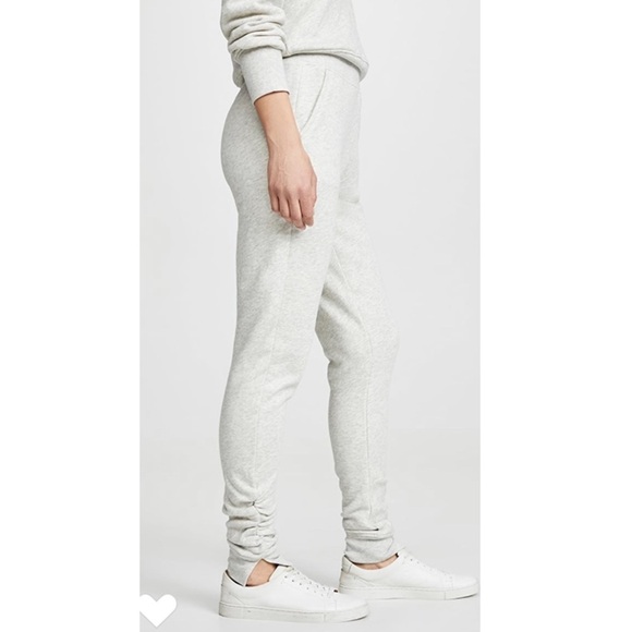 Joie French Terry Wayca Sweatpants in Grey. - Picture 3 of 8